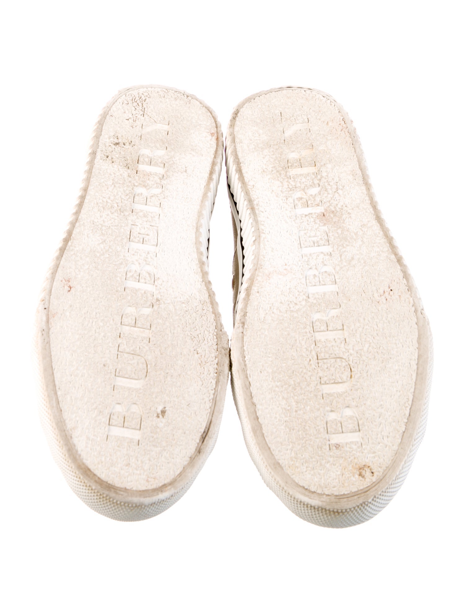 Burberry Canvas Printed Sneakers